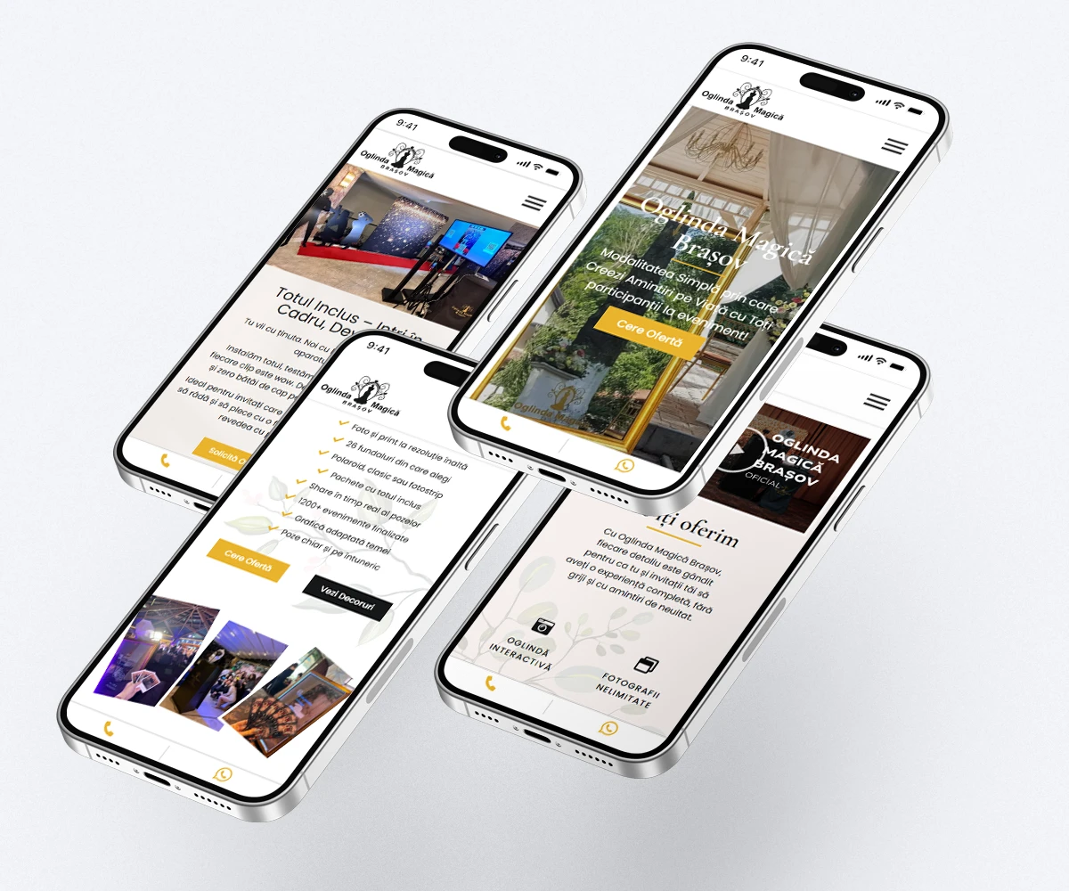 realizare site firma evenimente