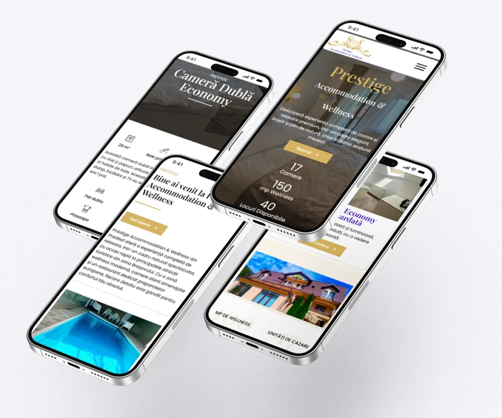 realizare website hotel